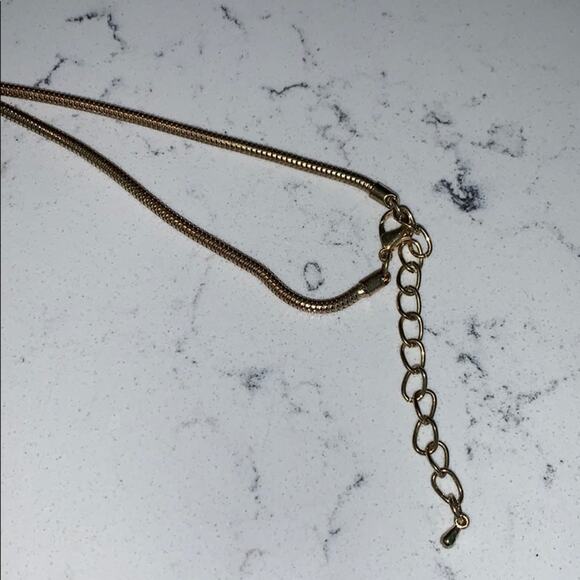 Black Tassel Statement Necklace - Picture 3 of 3